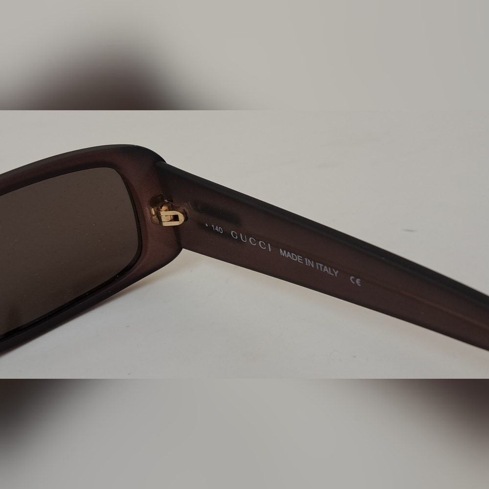 NEW Gucci Sunglasses Rectangle Translucent Vintage 90s GG 2450/S 52-17-140 - Picture 5 of 16
